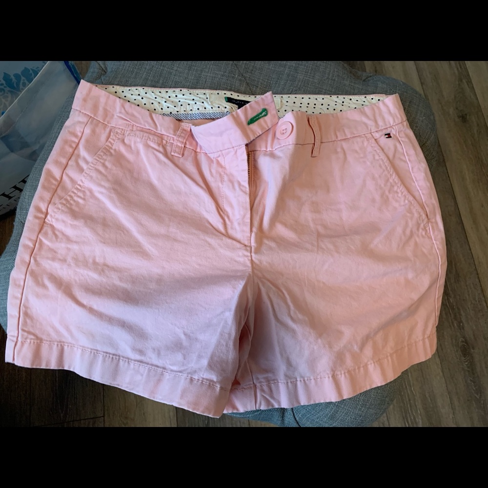 Tommy Hilfiger Pink Cotton Bermuda Shorts